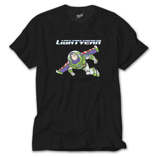 Buzz Lightyear Flying Siyah Tişört