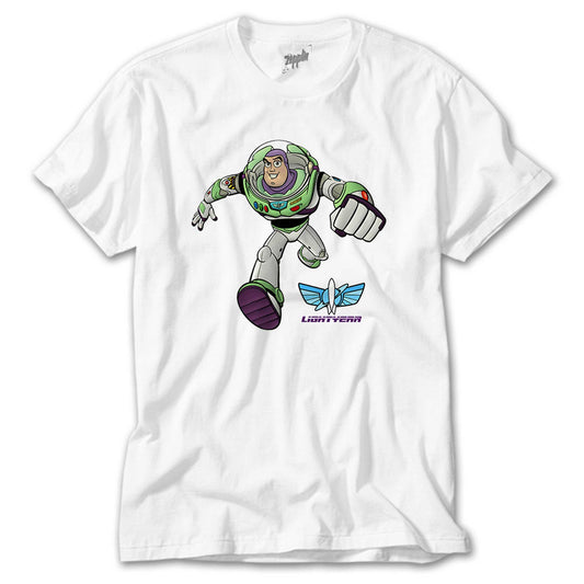 Buzz Lightyear Running Beyaz Tişört