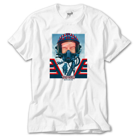 Top Gun 2 Beyaz Tişört