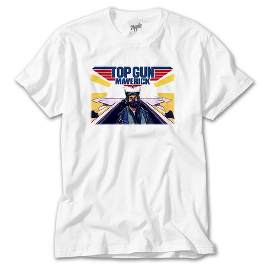 Top Gun Fly Beyaz Tişört