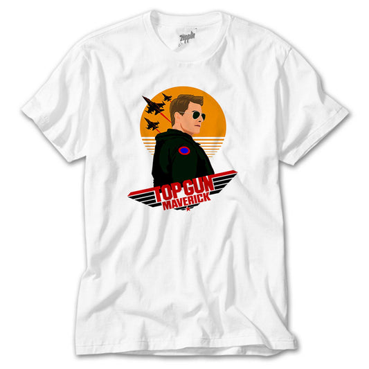 Top Gun Maverıck Beyaz Tişört