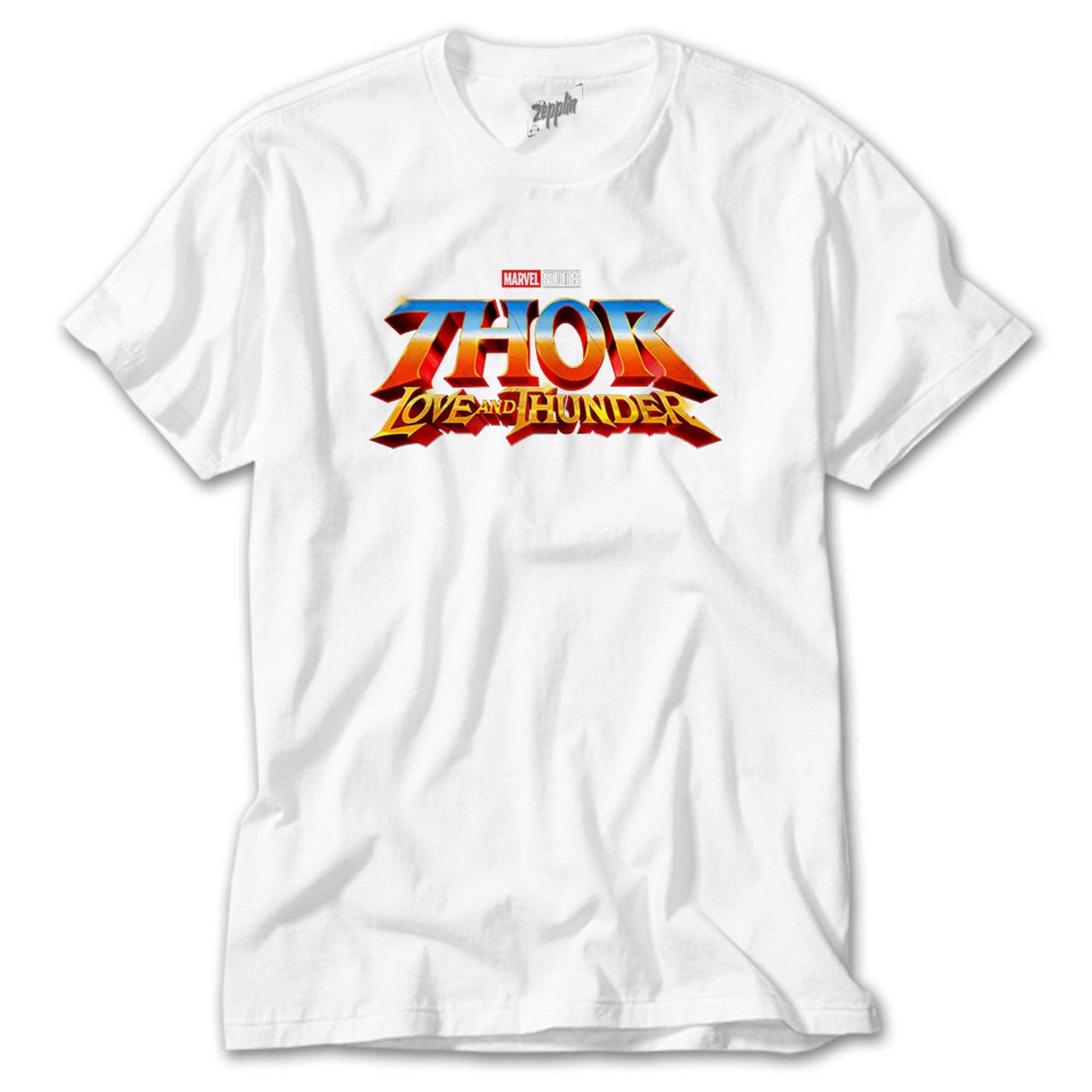 Thor Love And Thunder Logo Beyaz Tişört