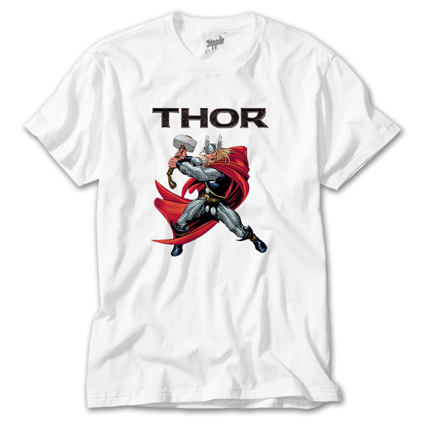 Thor Character Animation Beyaz Tişört