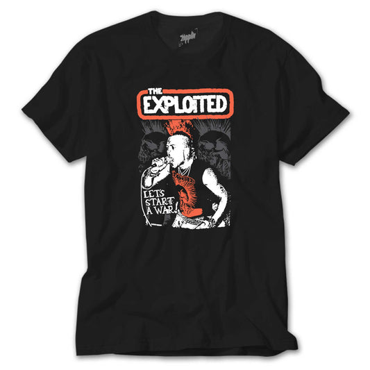 The Exploited on Stage Siyah Tişört