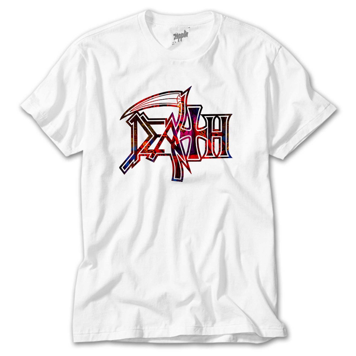 Death Rainbow Beyaz Tişört