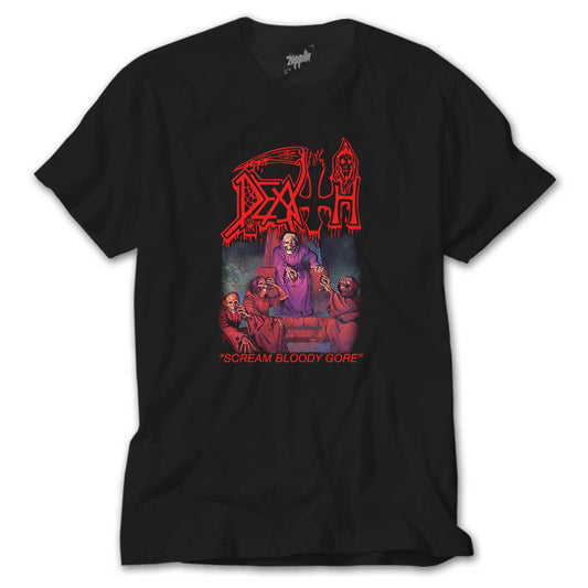 Death Scream Bloody Gore Siyah Tişört