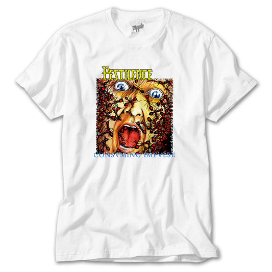 Pestilence Consuming İmpulse Beyaz Tişört
