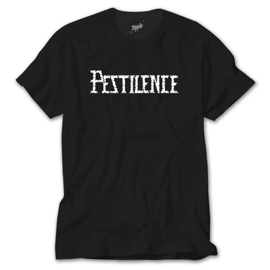 Pestilence Logo Siyah Tişört