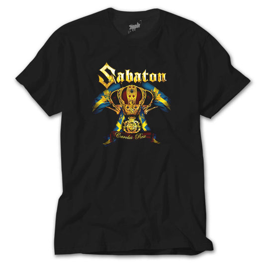 Sabaton Carolus Rex Siyah Tişört