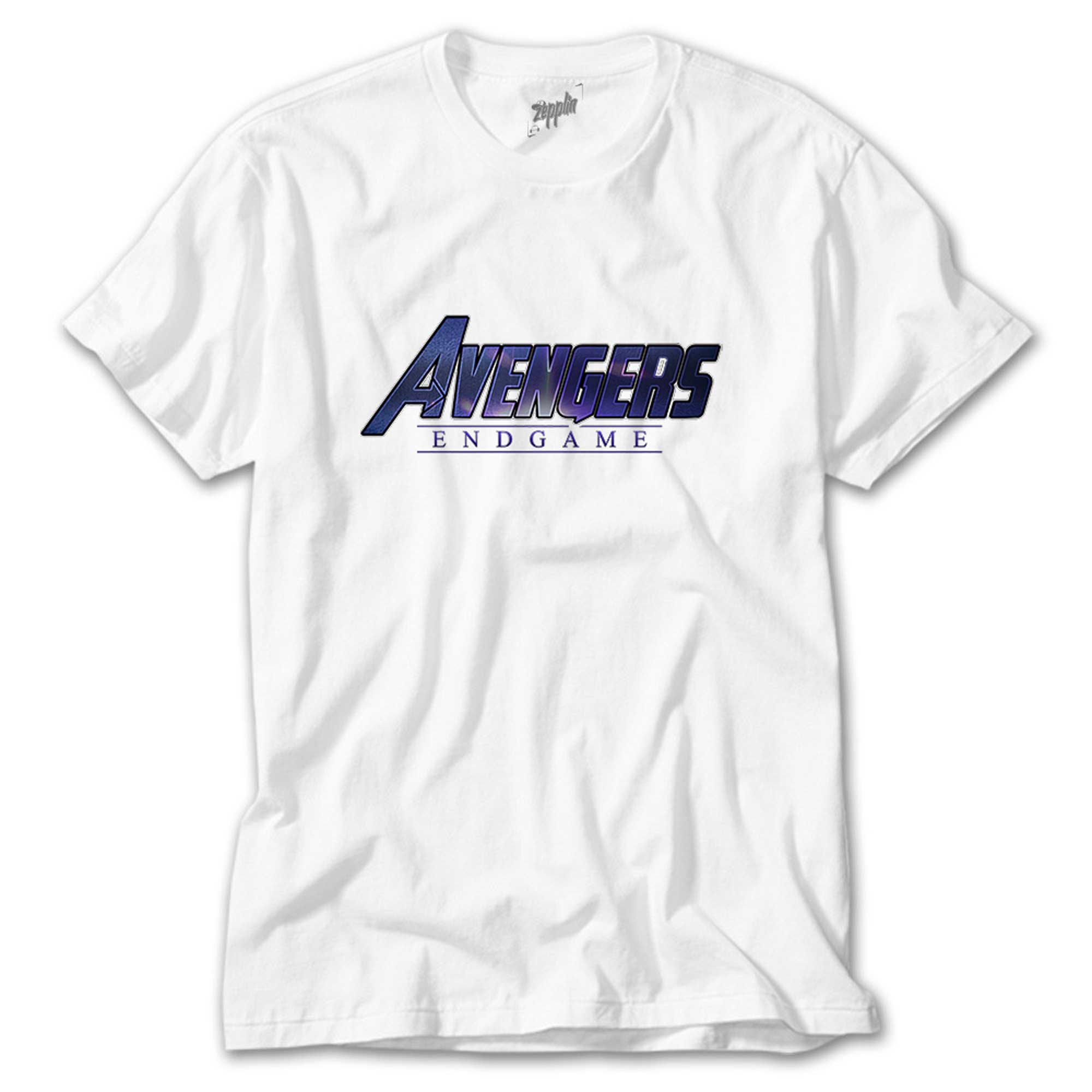 Avengers End Game Logo 3 Beyaz Tişört