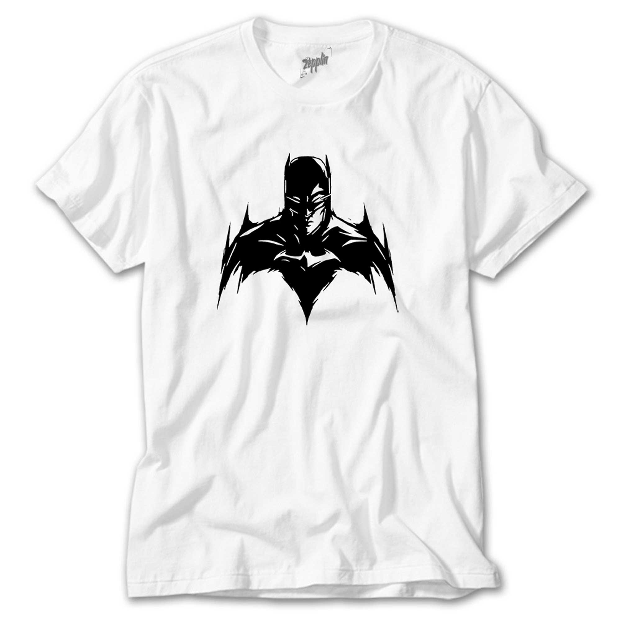 Batman Silluhette Beyaz Tişört