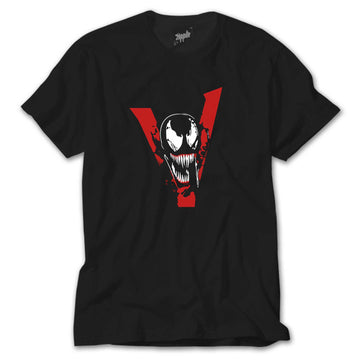 Venom V Siyah Tişört