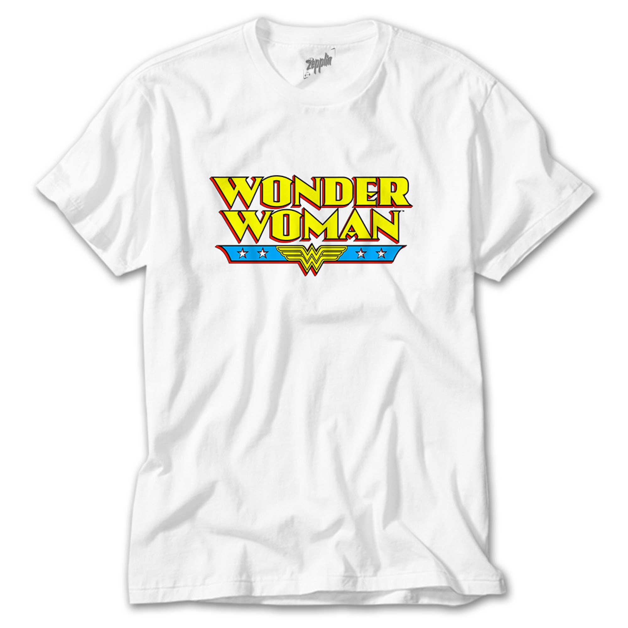 Wonder Woman Vintage Beyaz Tişört