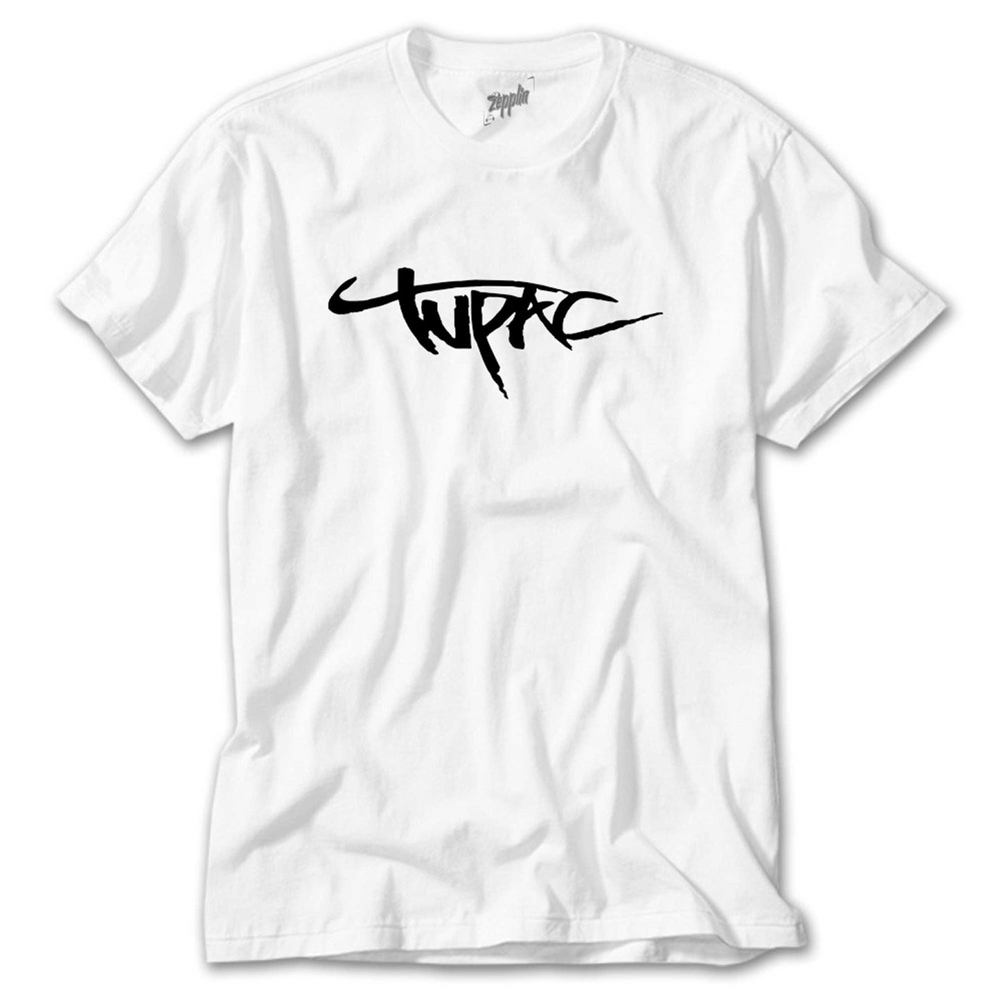Tupac Logo 2 Beyaz Tişört