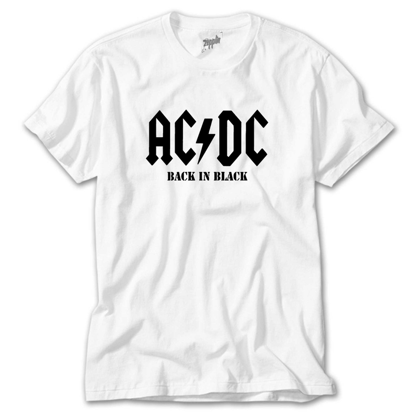 Ac Dc Back in Black Beyaz Tişört