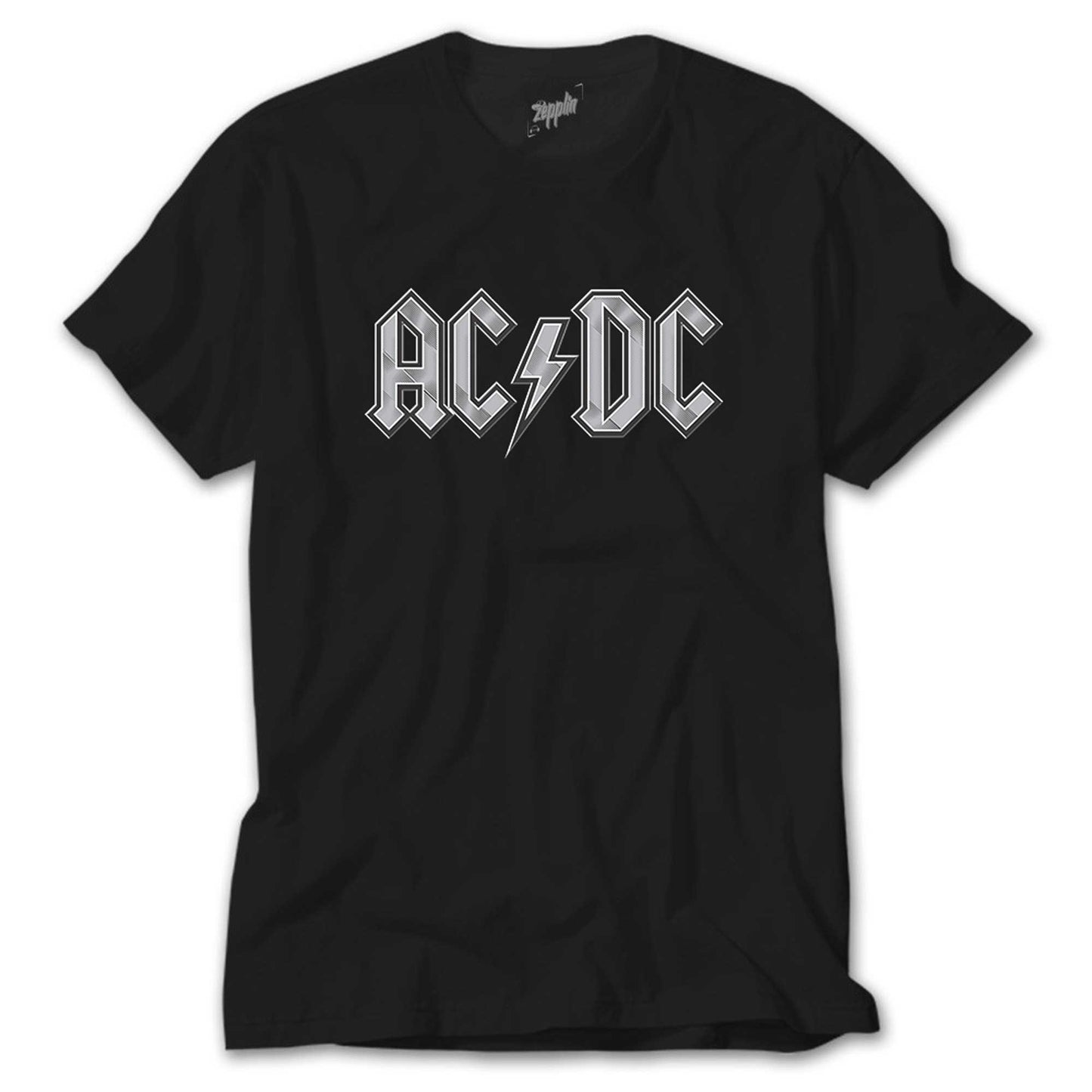 İndirimli Ac Dc Logo Classic Siyah Tişört