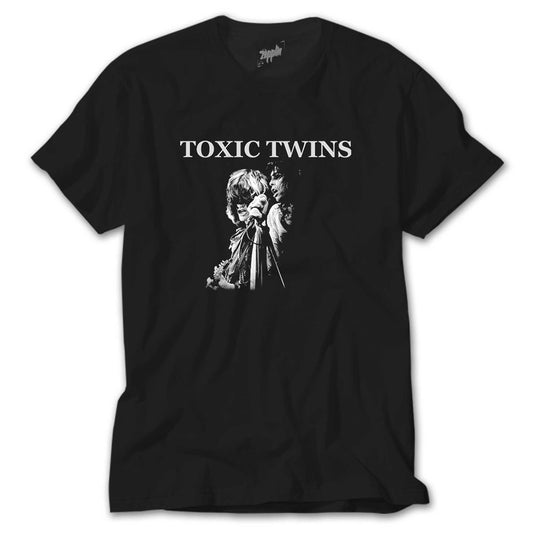 Aerosmith Toxic Twins Siyah Tişört