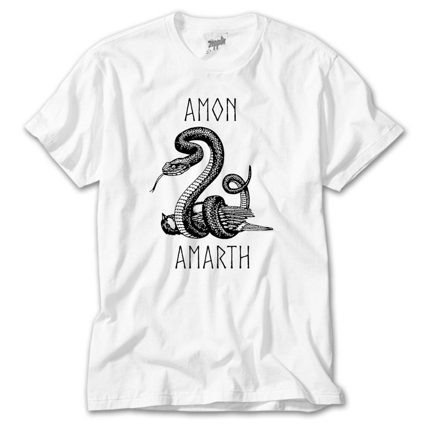 Amon Amarth Snake Beyaz Tişört