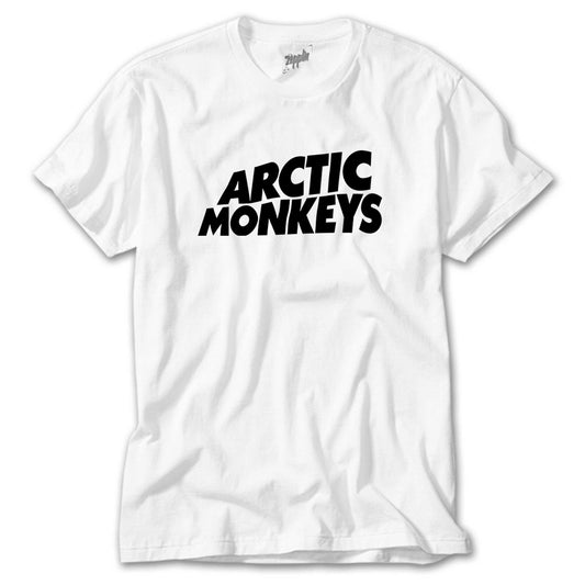 Arctic Monkeys Logo Beyaz Tişört
