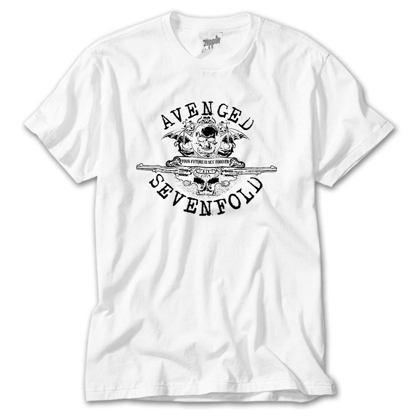 Avenged Sevenfold Future is Set Forever Beyaz Tişört