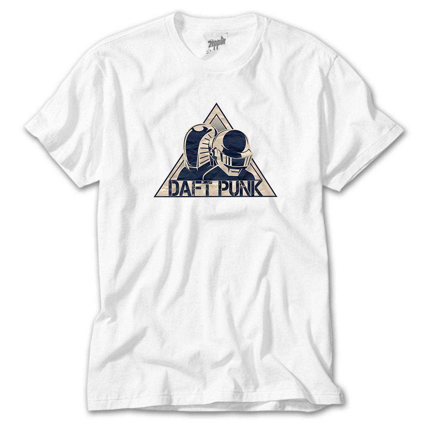 Daft Punk Triangle Beyaz Tişört