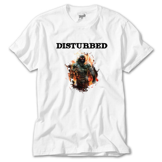 Disturbed Monster Beyaz Tişört