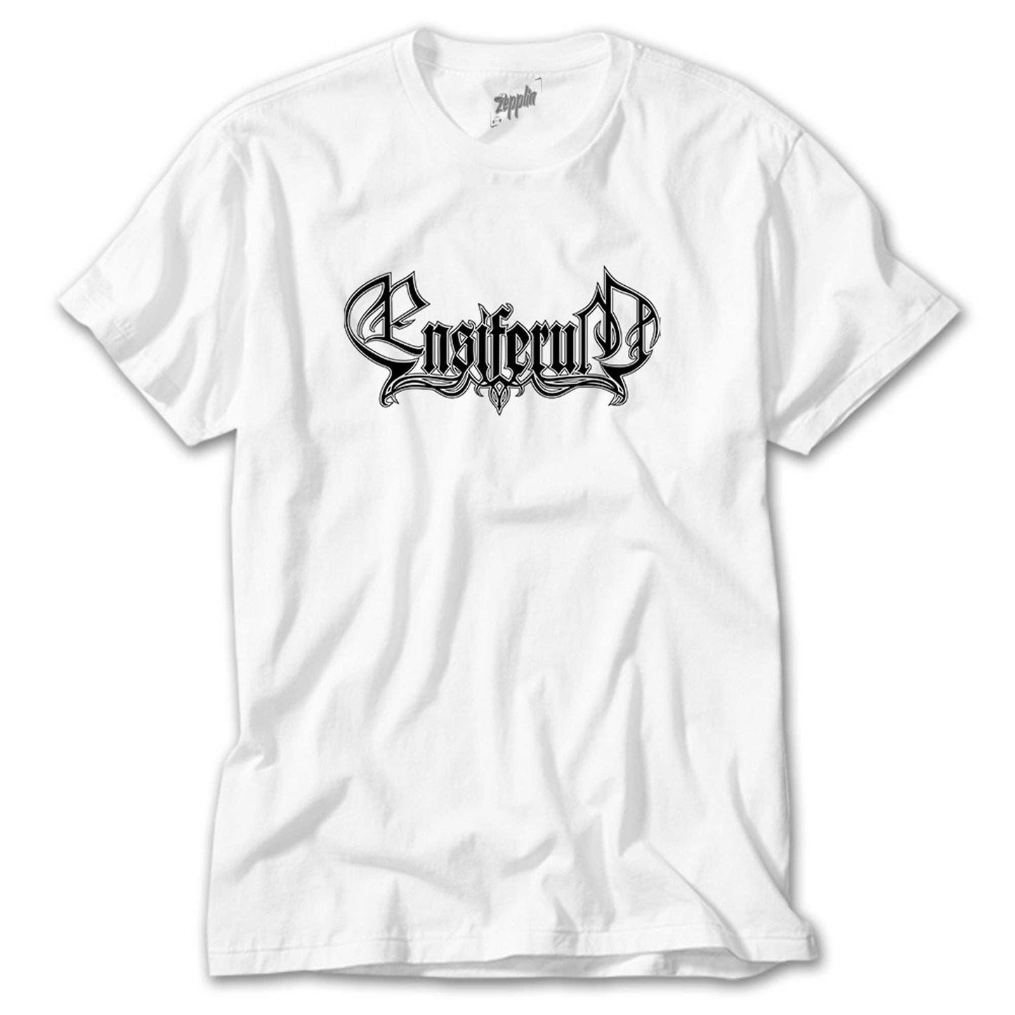 Ensiferum Logo Beyaz Tişört