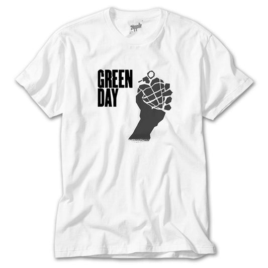 Green Day Bomb 2 Beyaz Tişört