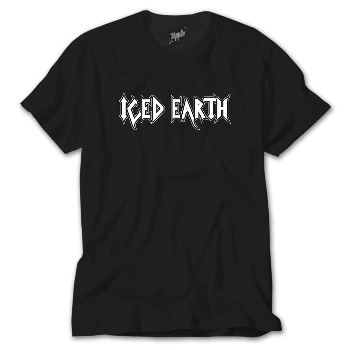 Iced Earth Logo Siyah Tişört