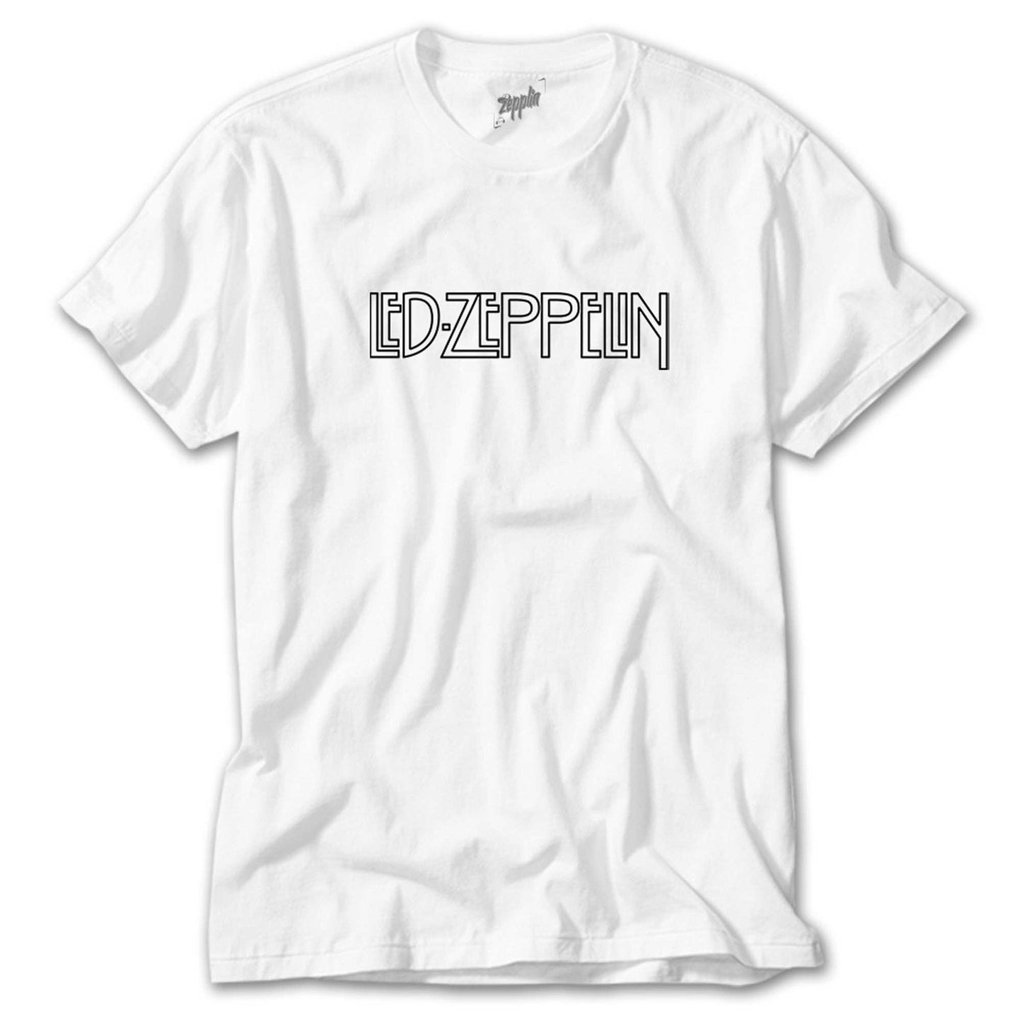 Led Zeppelin Logo 2 Beyaz Tişört