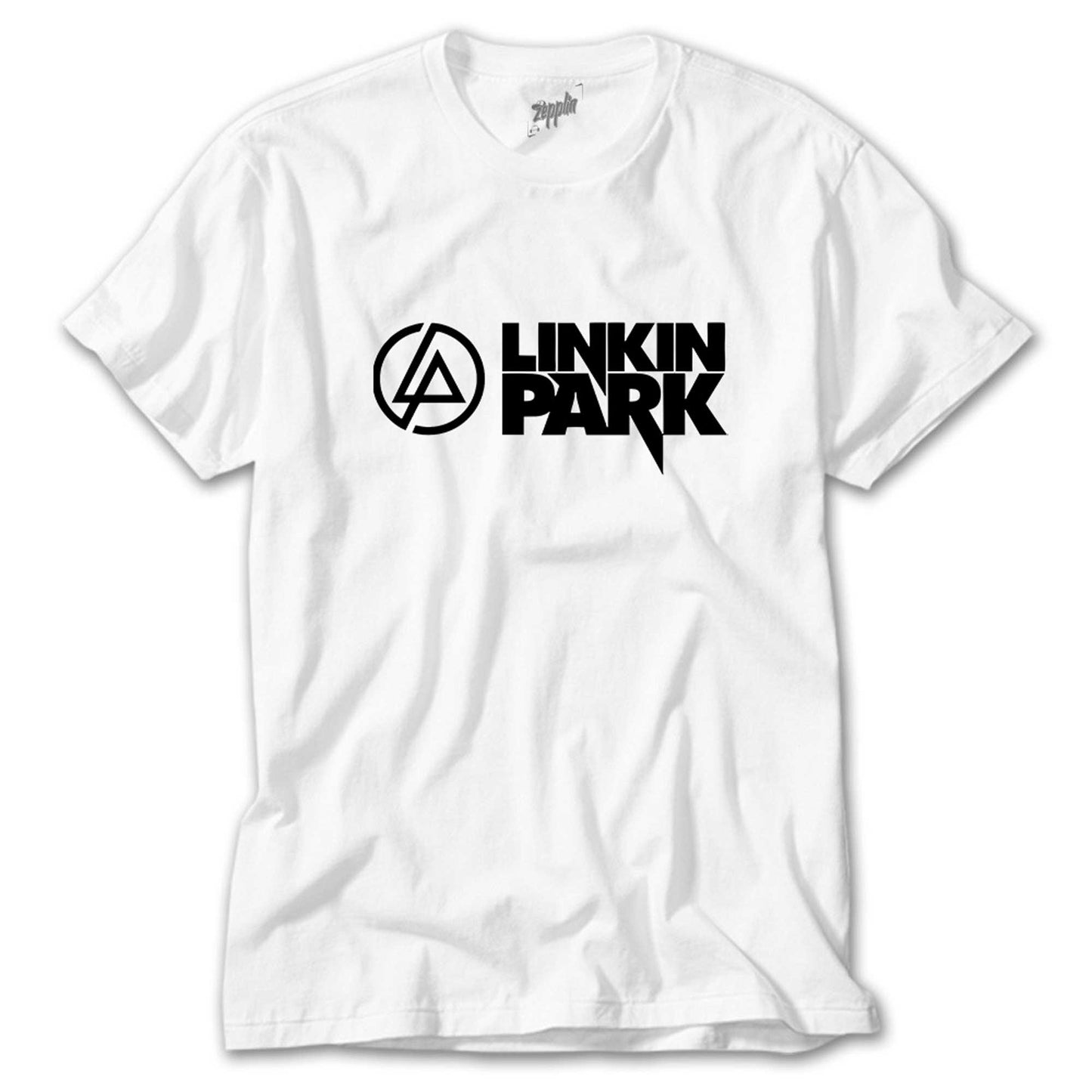 Linkin Park Logo and Text Beyaz Tişört