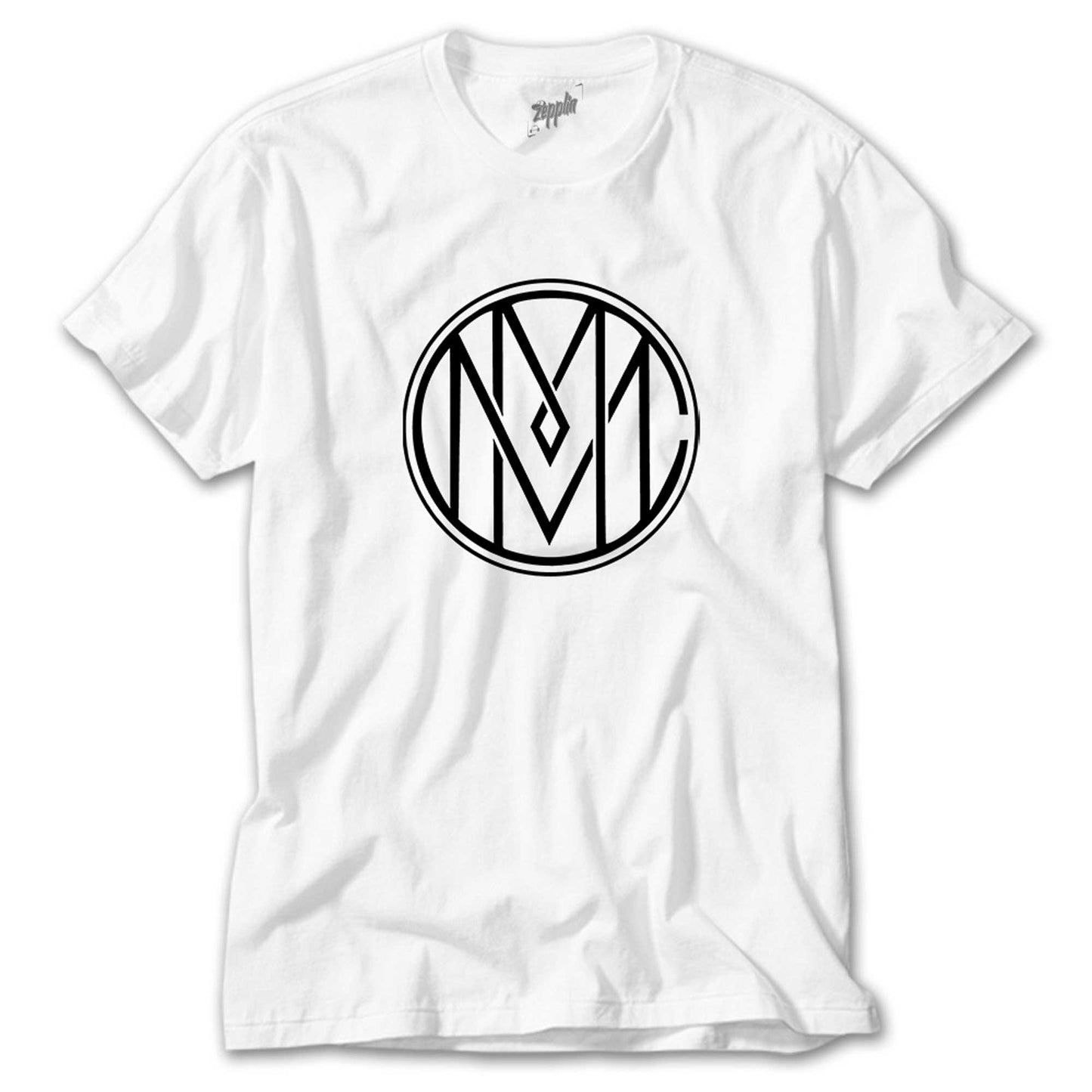 Marilyn Manson Circle Logo Beyaz Tişört