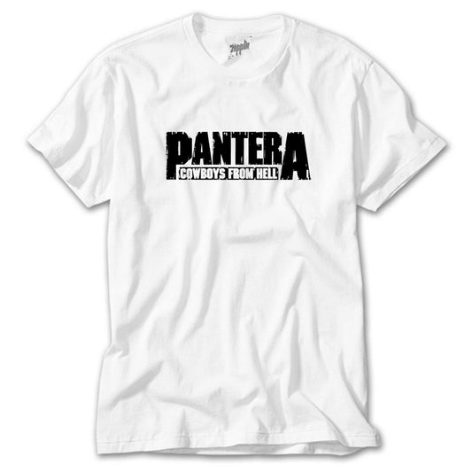 Pantera Cowboys From Hell 2 Beyaz Tişört