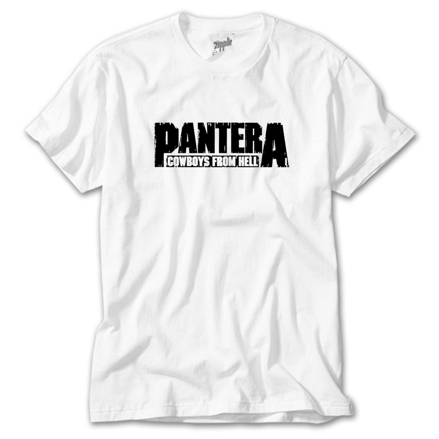 İndirimli Pantera Cowboys From Hell 2 Beyaz Tişört