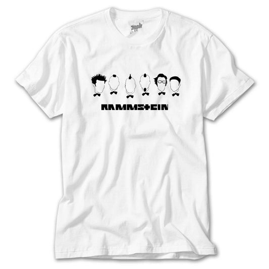 Rammstein Drawing 2 Beyaz Tişört