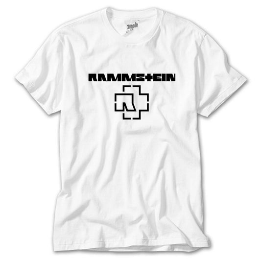 Rammstein Logo 5 Beyaz Tişört