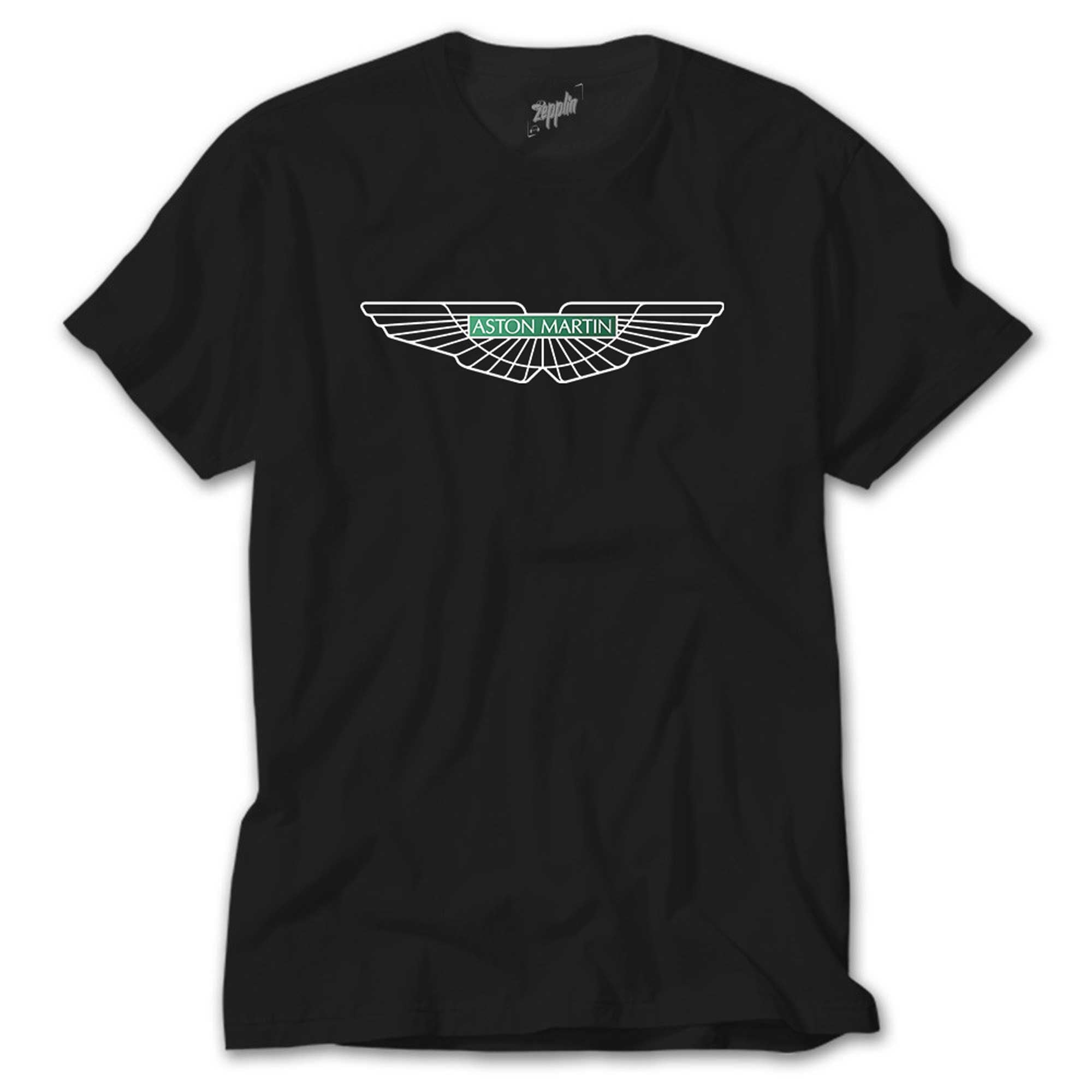 Aston Martin Logo 2 Siyah Tişört