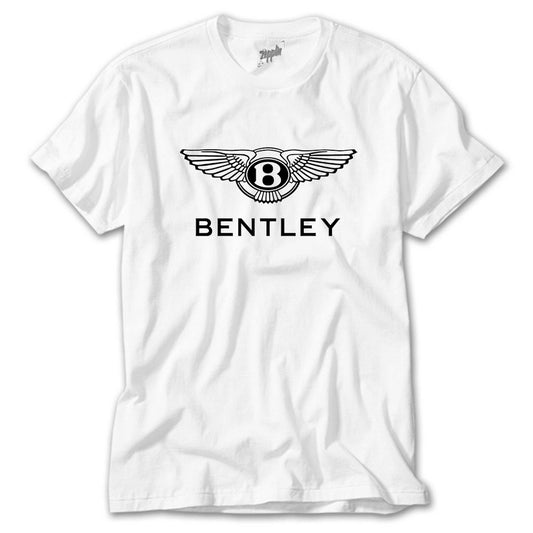 Bentley Logo Beyaz Tişört