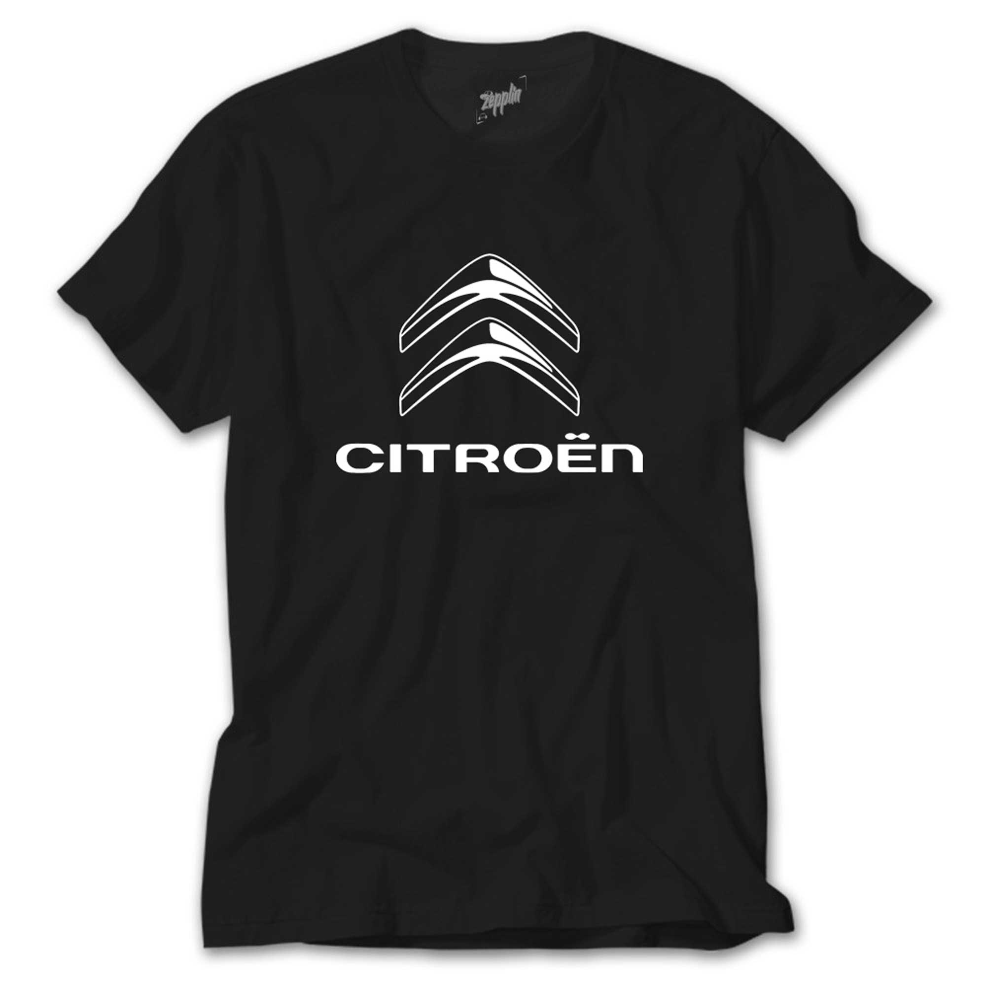 Citroen Logo 2 Siyah Tişört