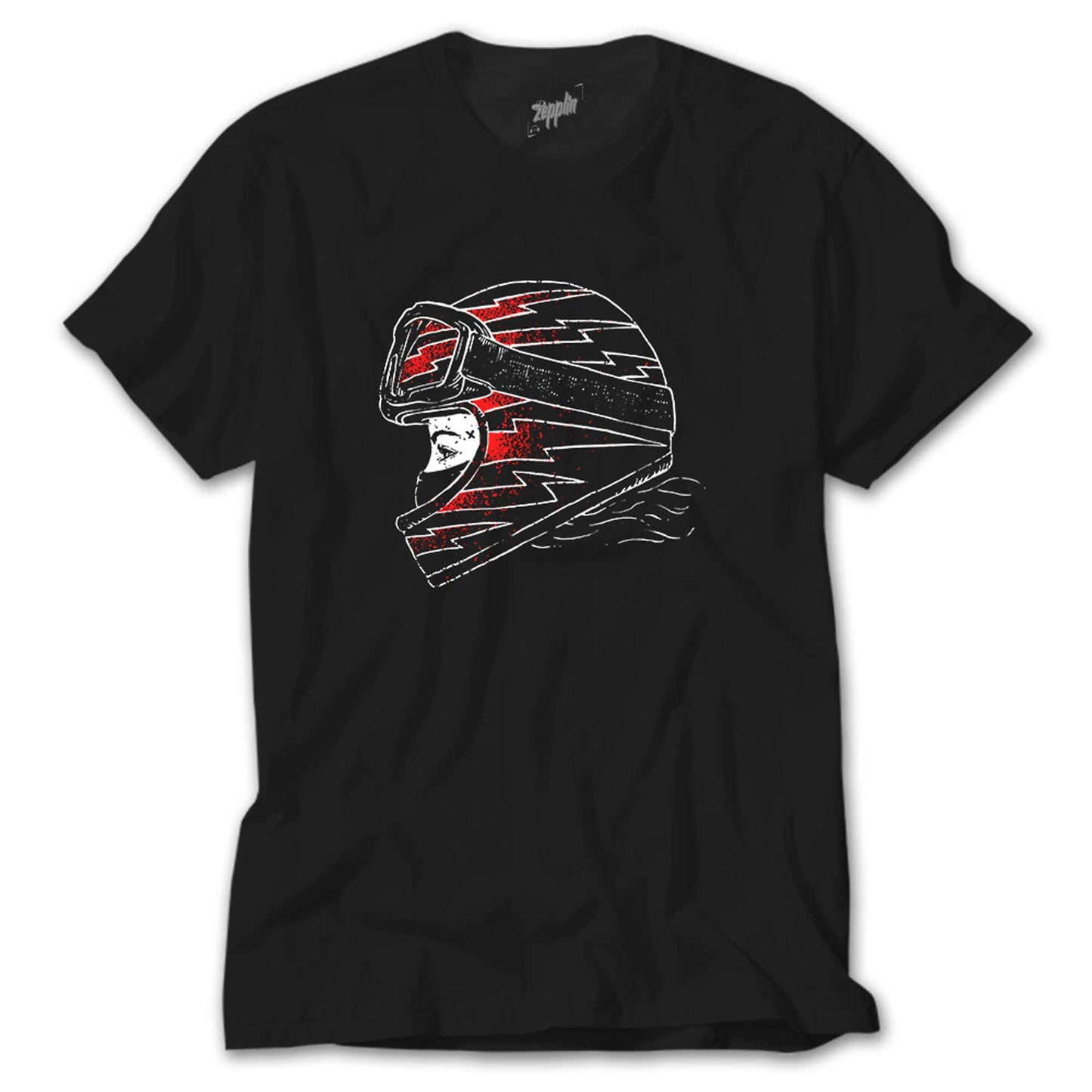 Motocycle Thunder Girl Siyah Tişört