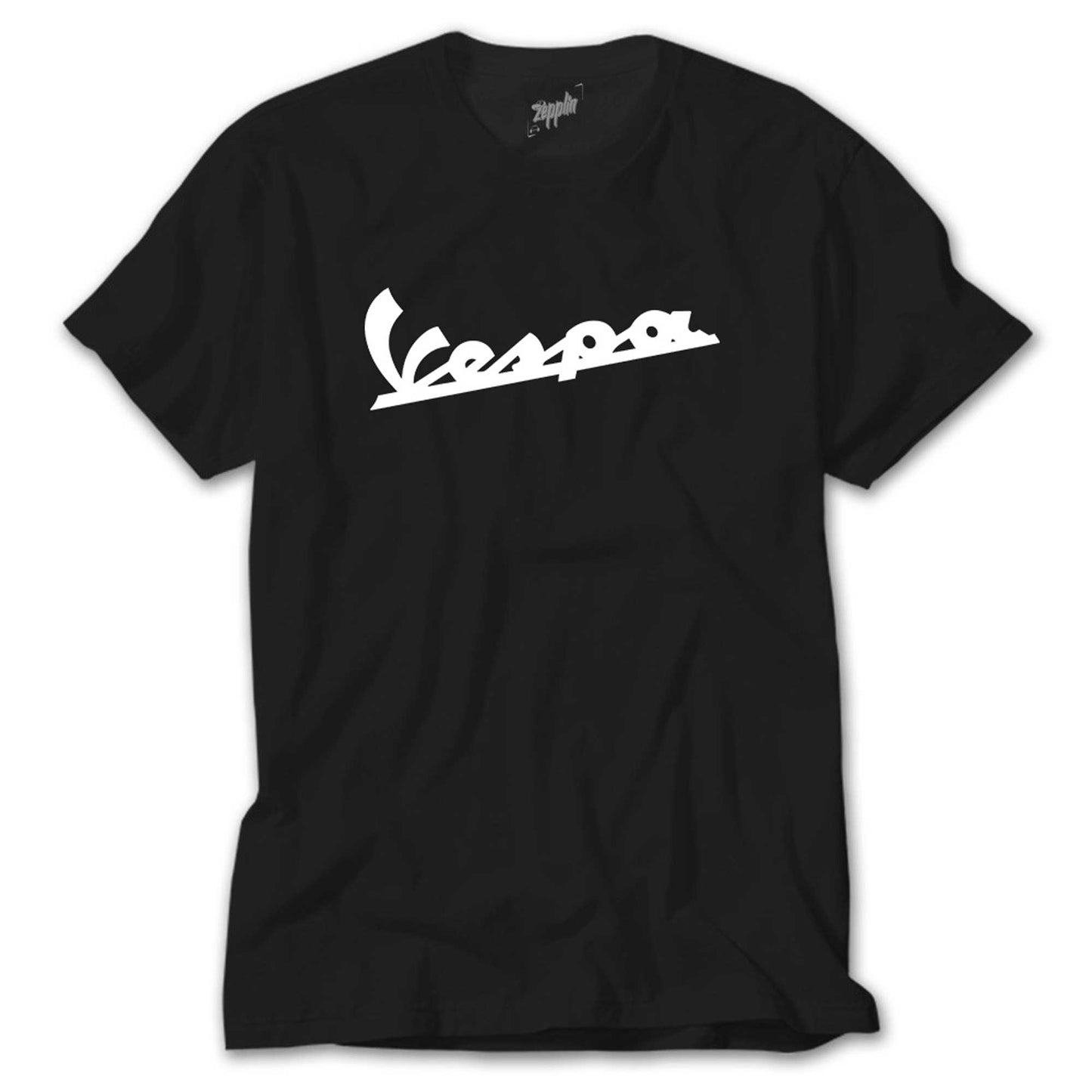 Vespa Logo 3 Siyah Tişört