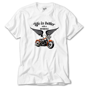 Vintage Harley Davidson Beyaz Tişört
