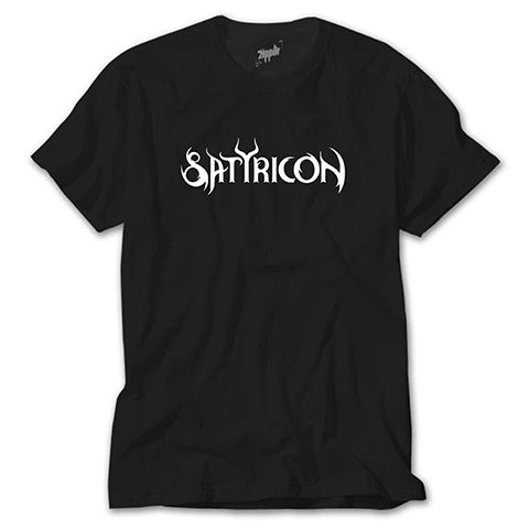 Satyricon Logo Siyah Tişört