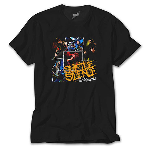 Suicide Silence Lıve And Mental Siyah Tişört