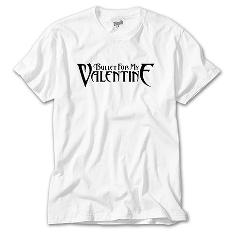 Bullet for My Valentine Logo Beyaz Tişört