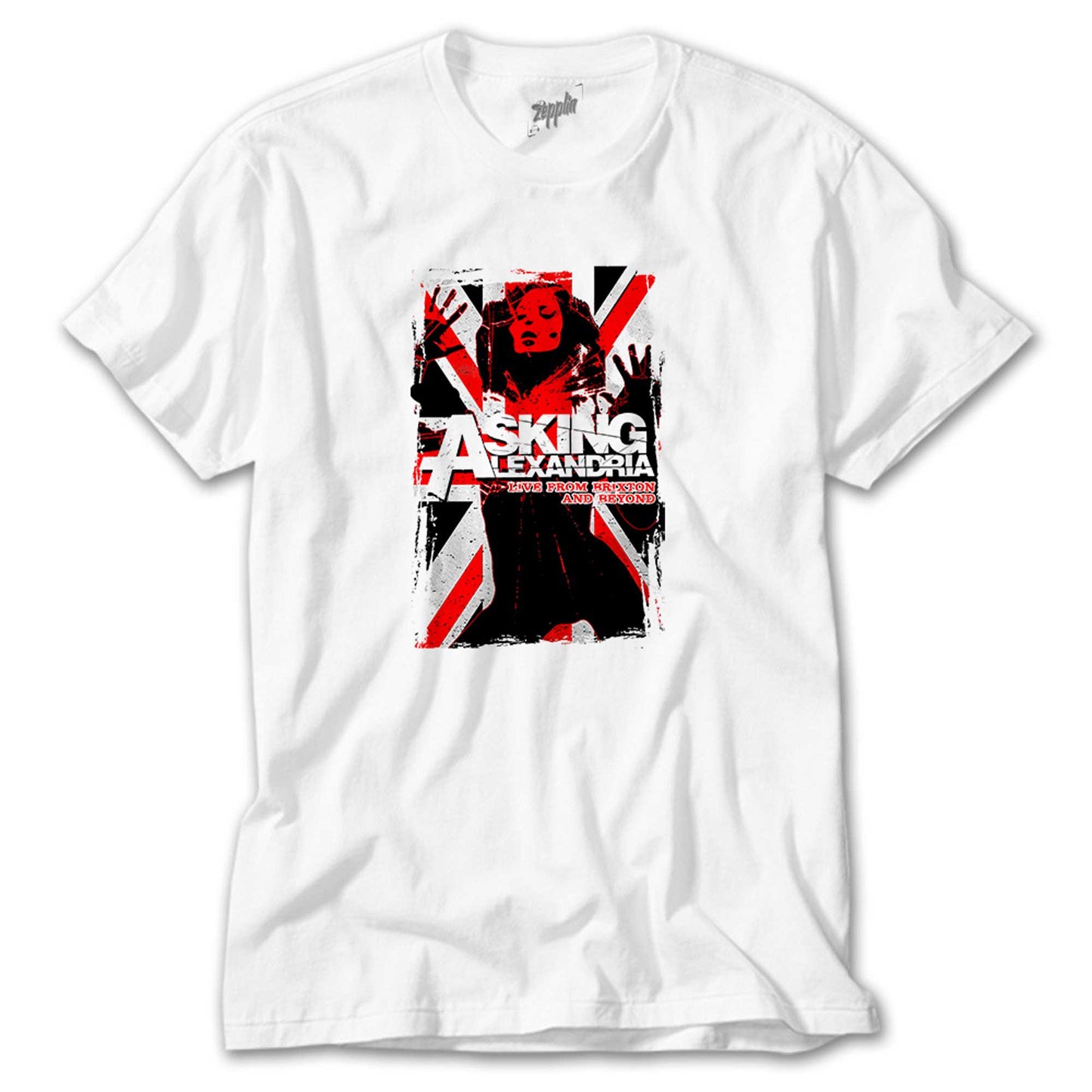 Asking Alexandria Live From Brixton And Beyond Beyaz Tişört