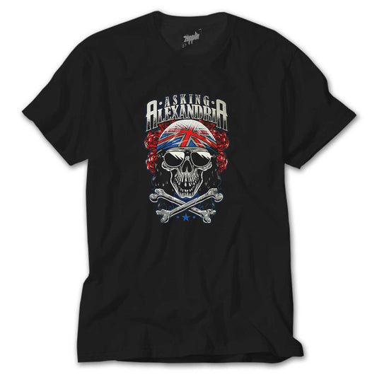 Asking Alexandria Skull Siyah Tişört