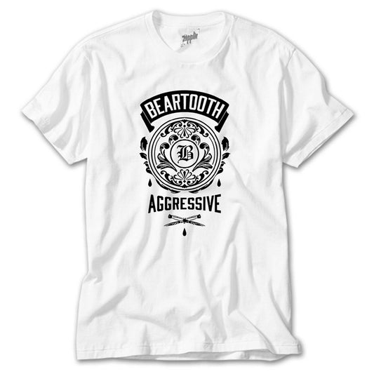 Beartooth Aggressive Beyaz Tişört