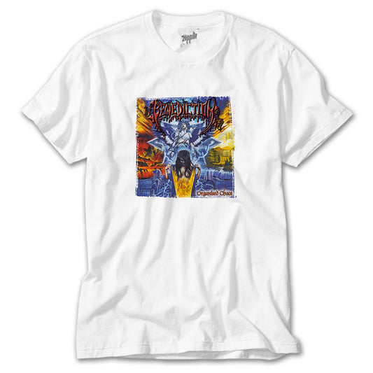 Benediction Organised Chaos Beyaz Tişört