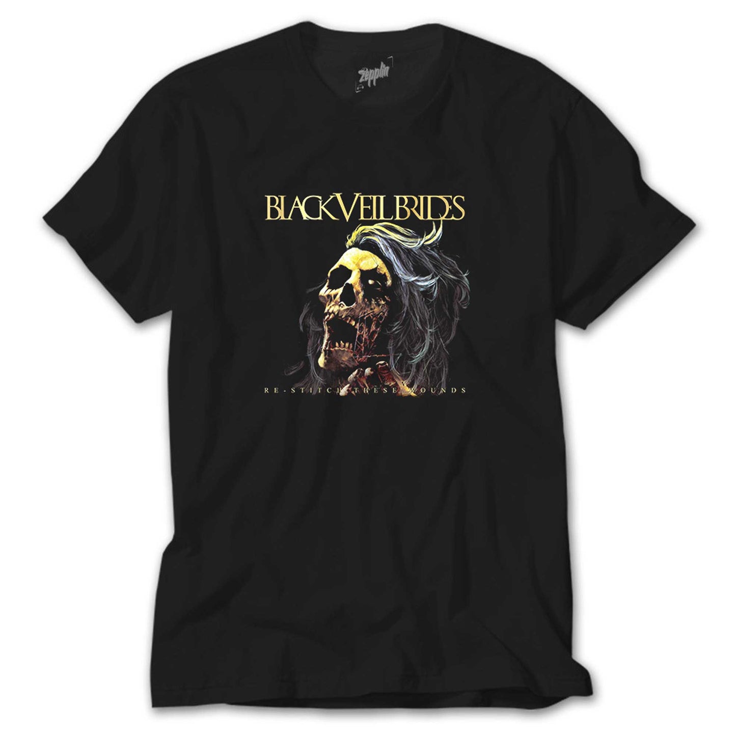 Black Veil Brides Re Stitch These Wounds Siyah Tişört